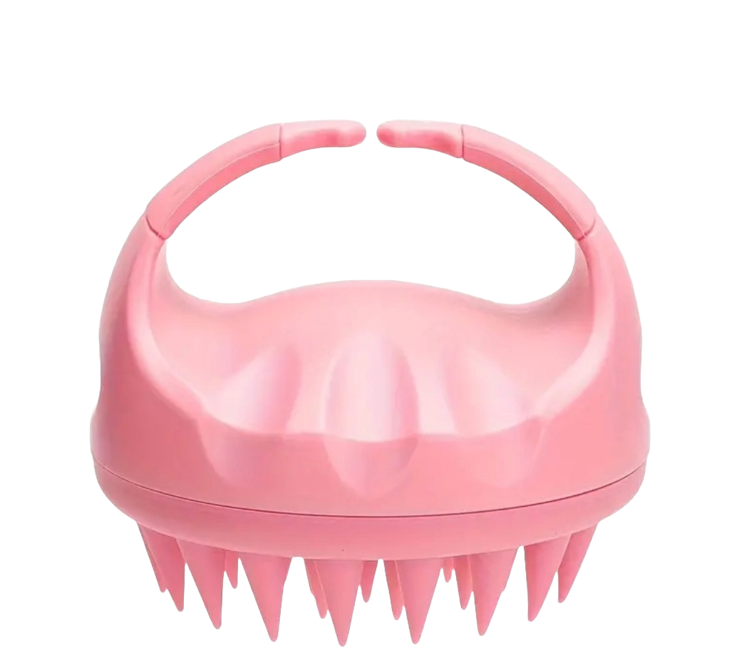 SILICONE SHAMPOO SCALP MASSAGING BRUSH